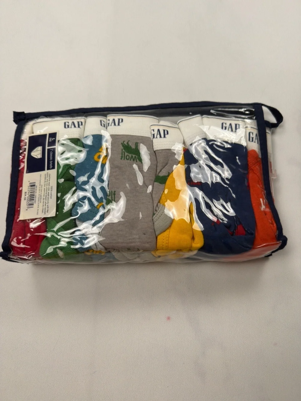 Gap Multi Color Boys Briefs Vintage Pack of 7 - Boys L NWT